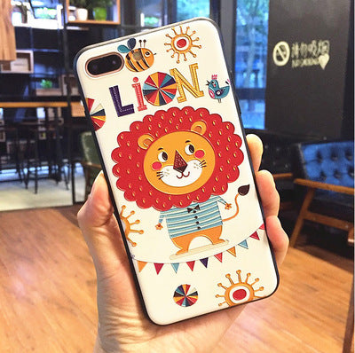 Three-dimensional Embossed Phone Case Compatible with Apple