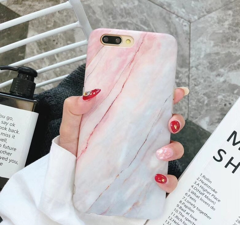 Luxury marble phone case for iPhone 7 case for iphone X 7 6 6S 8 Plus 6S case cover XR XS MXA silicon case