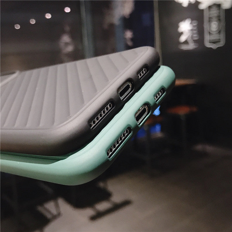 Slide Camera Lens Protector Phone Case Soft Silicone Cover Matte Back Cover