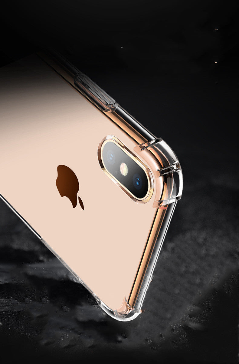 Compatible With Apple, Luxury Transparent Shockproof Silicone Case For  11 X Xr Xs Max Case 12 11 Pro Max 8 7 6s Plus SE Case