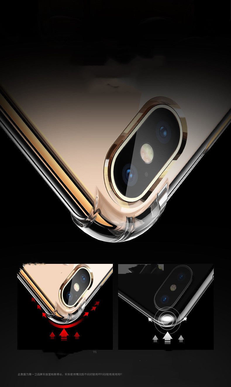 Compatible With Apple, Luxury Transparent Shockproof Silicone Case For  11 X Xr Xs Max Case 12 11 Pro Max 8 7 6s Plus SE Case