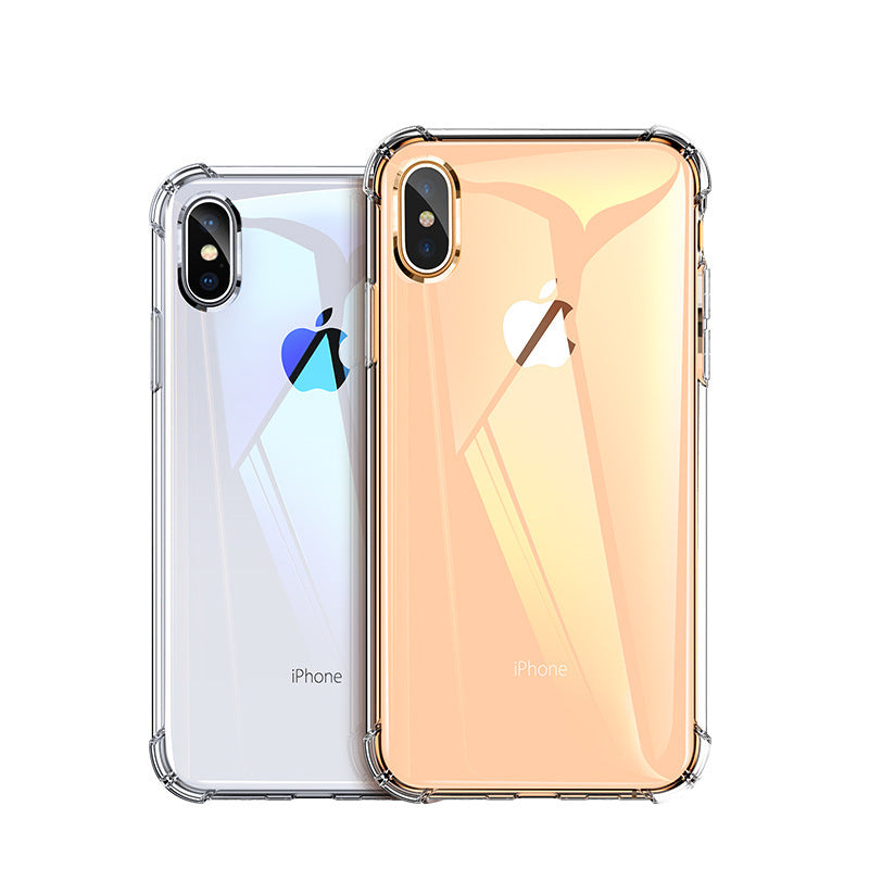Compatible With Apple, Luxury Transparent Shockproof Silicone Case For  11 X Xr Xs Max Case 12 11 Pro Max 8 7 6s Plus SE Case