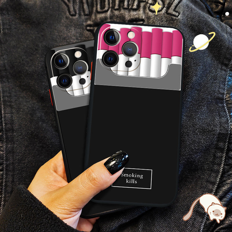 Compatible with Apple , Personality Creative Luxury High-grade Cigarette Drop Material of protective cover