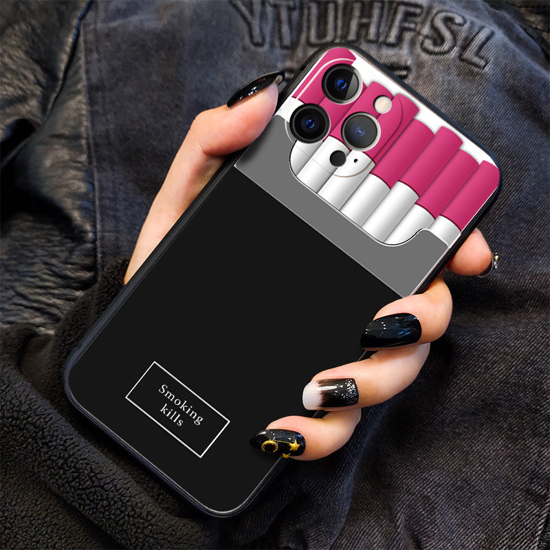 Compatible with Apple , Personality Creative Luxury High-grade Cigarette Drop Material of protective cover