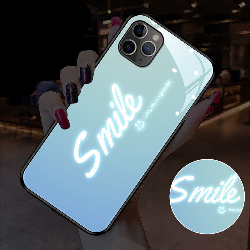 Compatible with Apple, IPhone Luminous Phone Case Call Flash Is Suitable For Apple Series