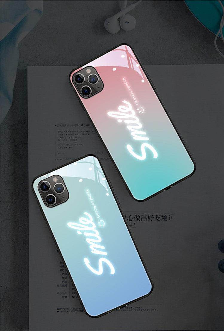 Compatible with Apple, IPhone Luminous Phone Case Call Flash Is Suitable For Apple Series