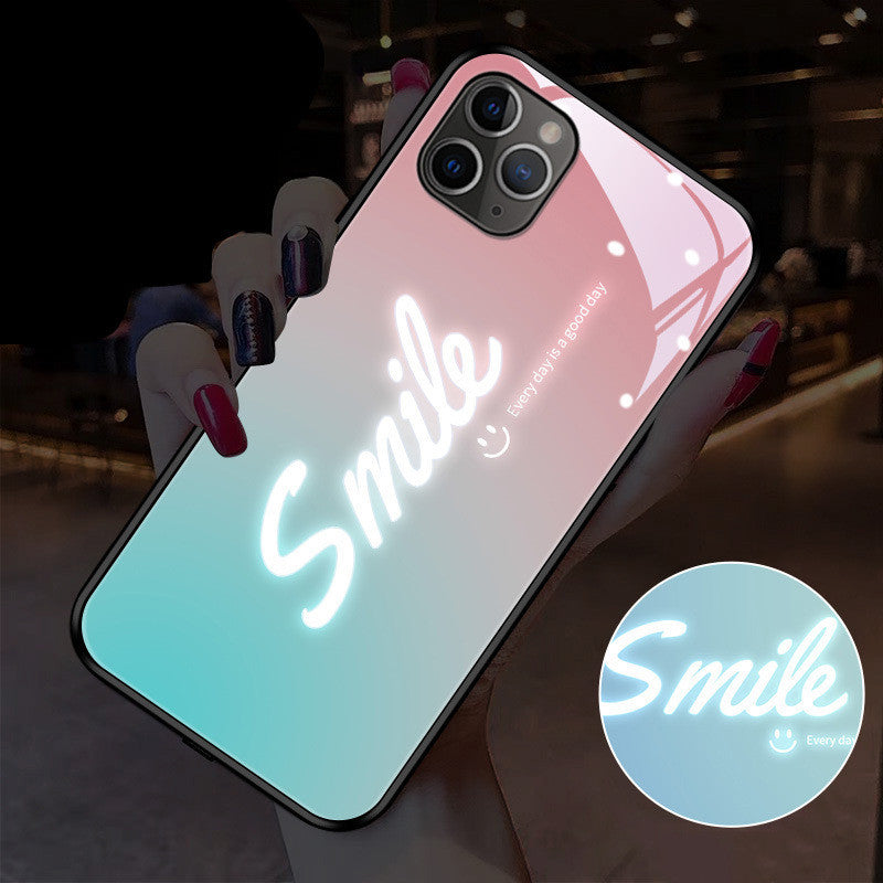 Compatible with Apple, IPhone Luminous Phone Case Call Flash Is Suitable For Apple Series