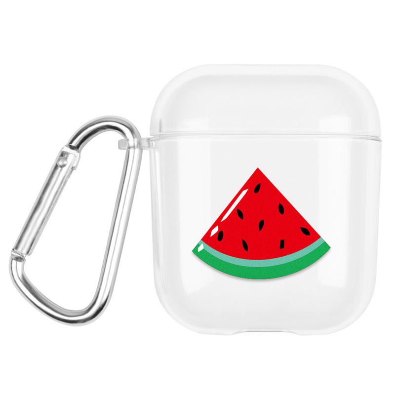 Compatible with Apple, Air Pods Protective Case PC Avocado Earphone Box