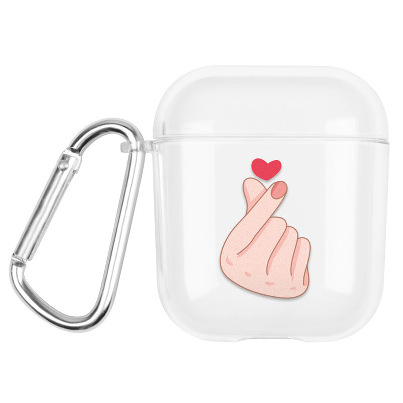 Compatible with Apple, Air Pods Protective Case PC Avocado Earphone Box