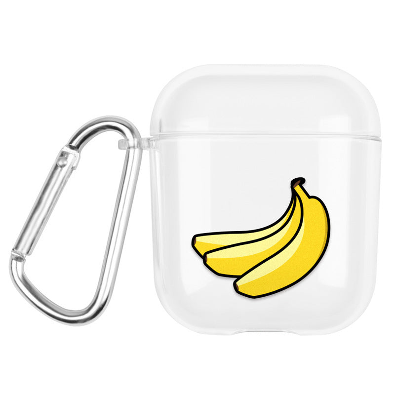 Compatible with Apple, Air Pods Protective Case PC Avocado Earphone Box