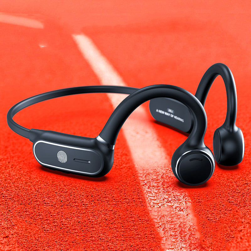 Bone Conduction Bluetooth Headset Is Painless In Both Ears  (Not In Ears)