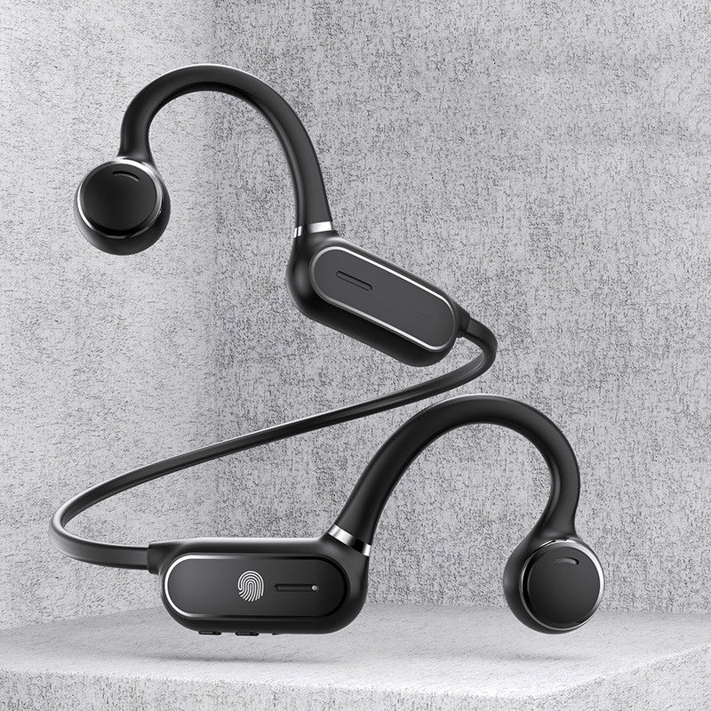 Bone Conduction Bluetooth Headset Is Painless In Both Ears  (Not In Ears)