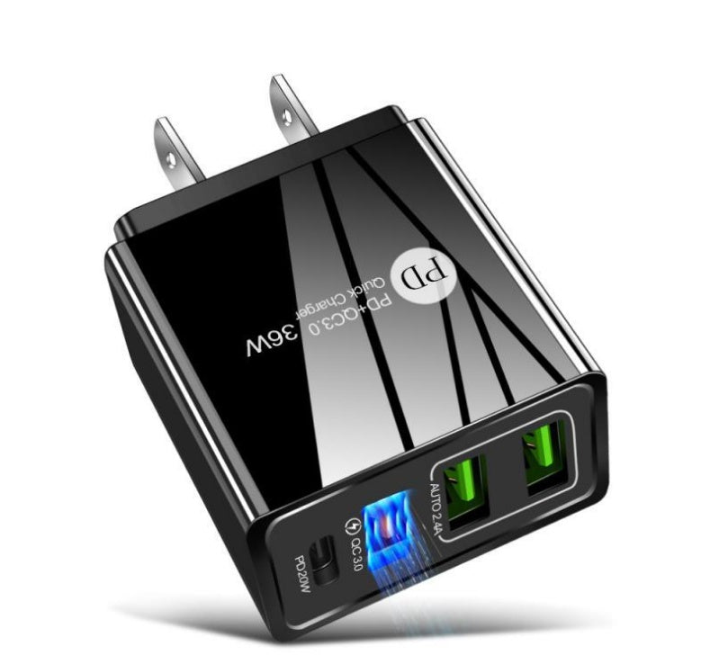 Fast Charge Charging Head Smart Qc3.0 Charger Multi-Porter