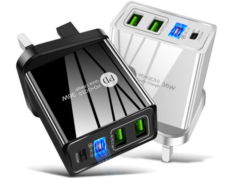 Fast Charge Charging Head Smart Qc3.0 Charger Multi-Porter