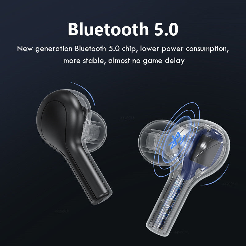 TWS Bluetooth Wireless Headphones LED Earphones  Sports Waterproof Earbuds Bluetooth 5.0 Earphone Headset With Microphone