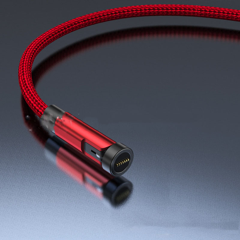 Compatible with Apple , Rotating 3A Fast Charging Magnetic Data Cable