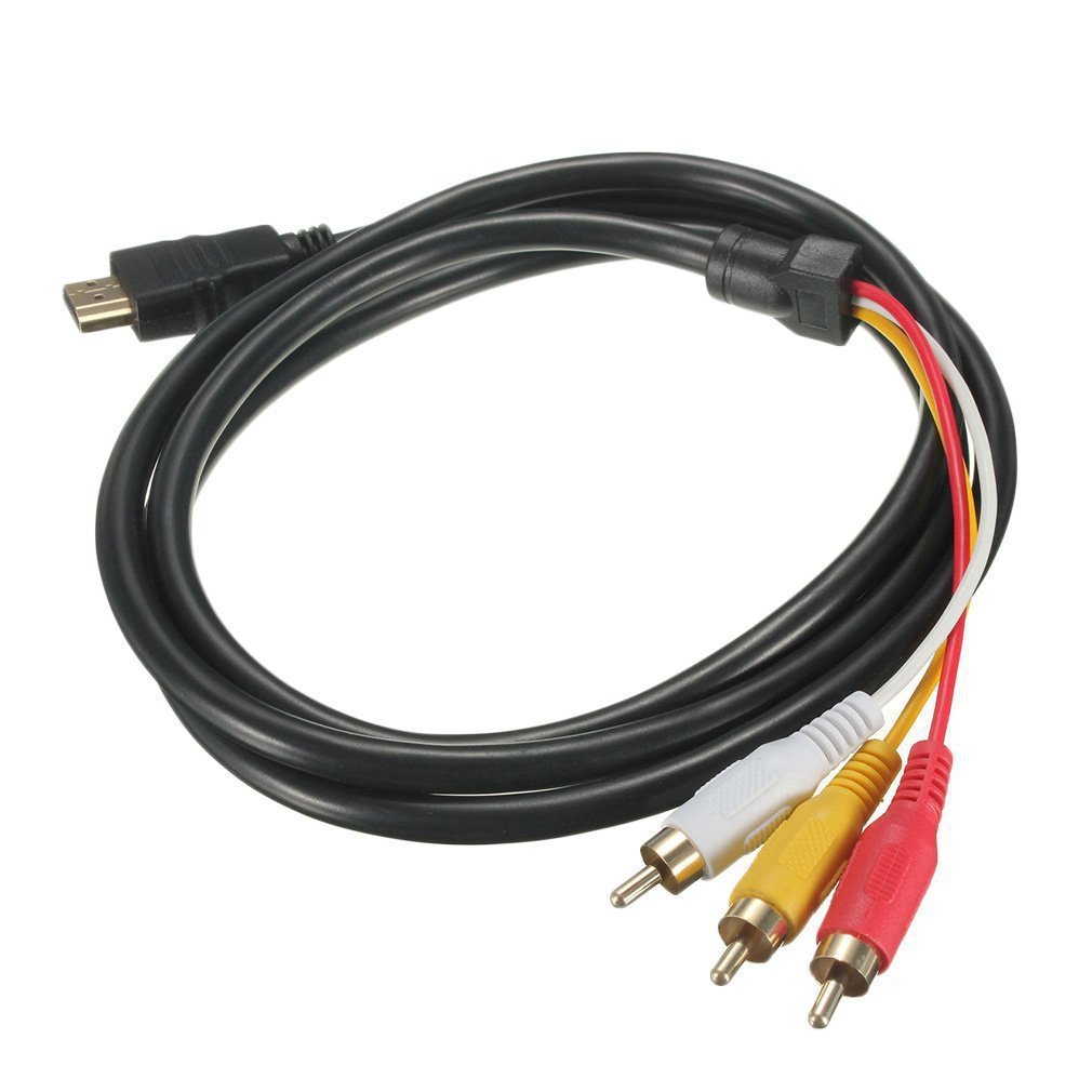 Dmi To Av Cable HDMI To 3Rca Video Adapter Cable