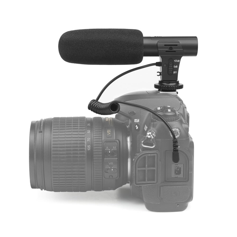 Microphones-Digital Video Recording Microphone Stereo Camera Mic