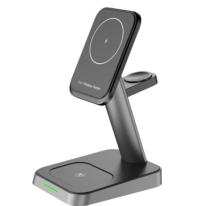 Mobile Phone Vertical  Watch Wireless Charger  Three-in-one Charger