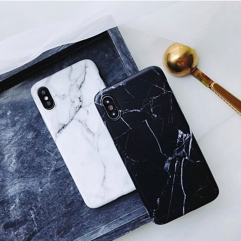 Luxury marble phone case for iPhone 7 case for iphone X 7 6 6S 8 Plus 6S case cover XR XS MXA silicon case