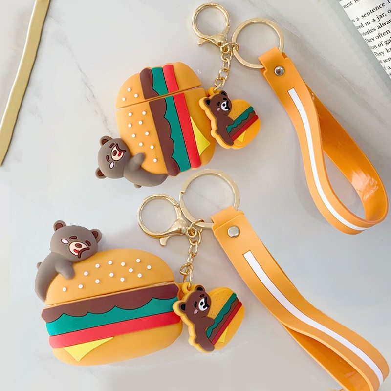 Compatible with Apple, Airpods1/2/3 Cartoon Headset Protective Case