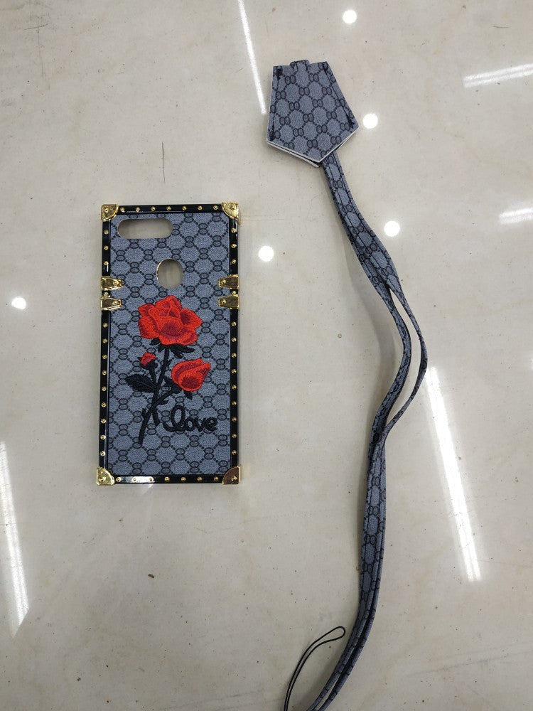 3D Rose Embroidered Cases for iPhone