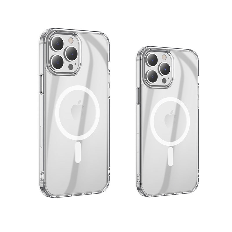 Compatible with Apple, Suitable For Compatible With IPhone13 Mobile Phone Case MagSafe Magnetic Airbag Anti-fall