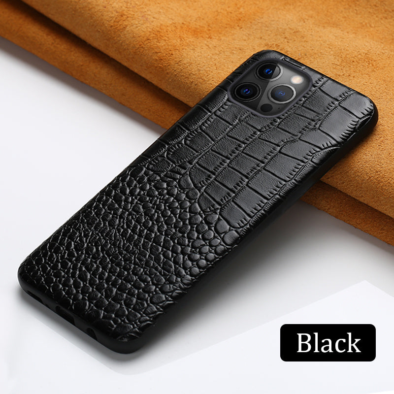 Compatible With Apple , Leather Business Leather Anti-fall Mobile Phone Protective Case