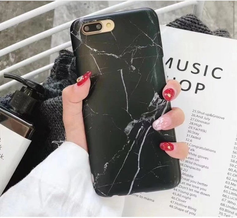 Luxury marble phone case for iPhone 7 case for iphone X 7 6 6S 8 Plus 6S case cover XR XS MXA silicon case