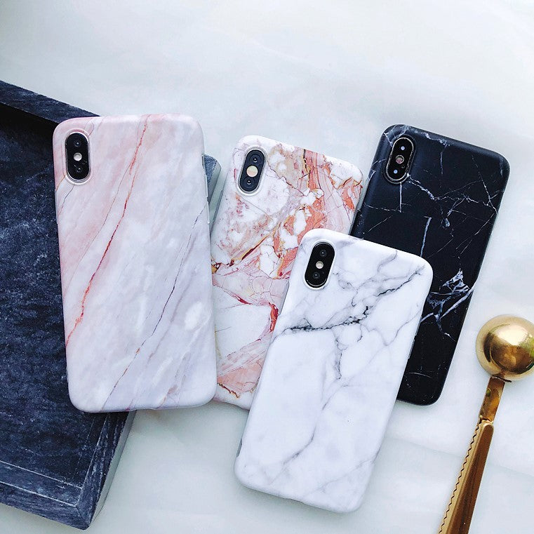 Luxury marble phone case for iPhone 7 case for iphone X 7 6 6S 8 Plus 6S case cover XR XS MXA silicon case