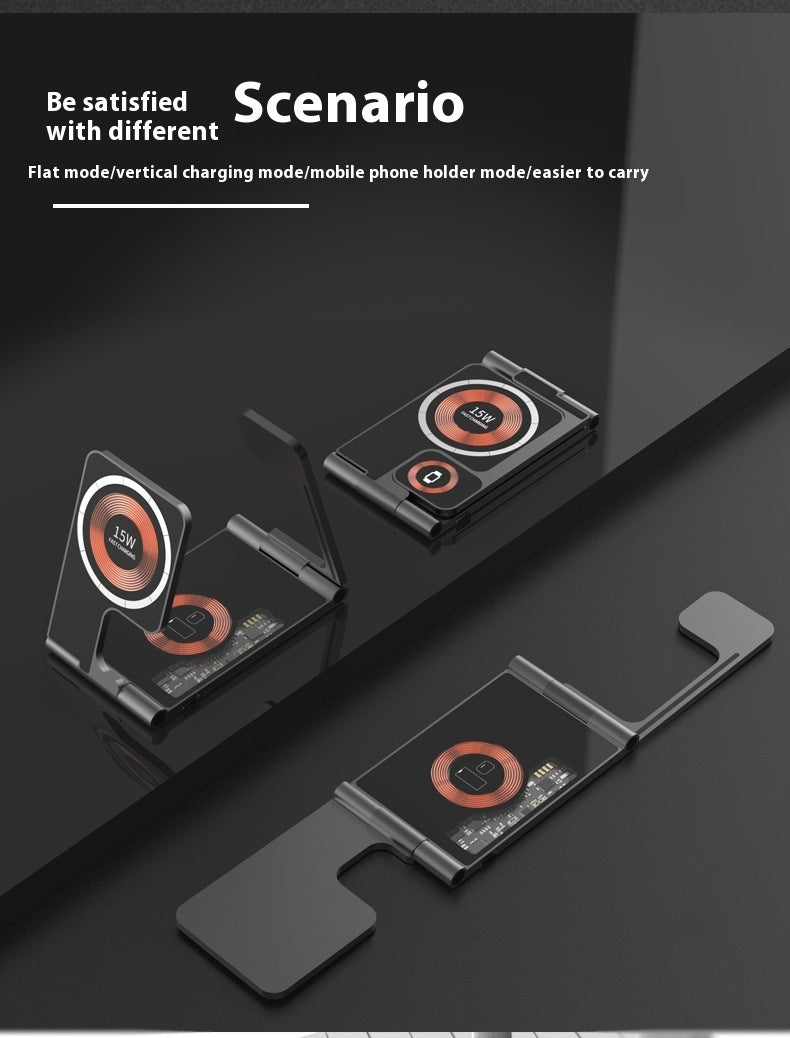 New Magnetic 4-in-1 Wireless Charger