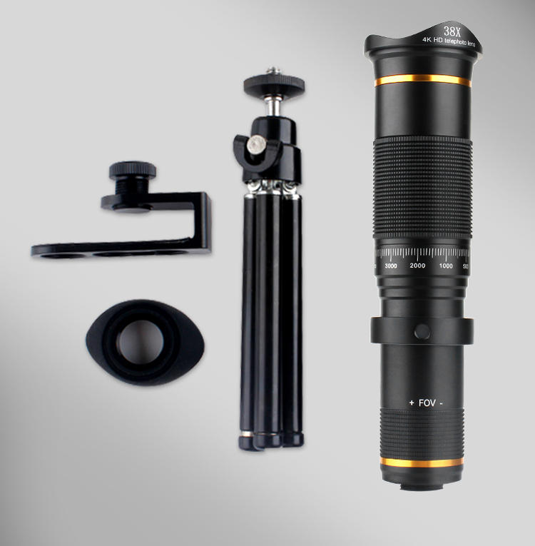 Mobile camera extension-Mobile universal long focus telescope