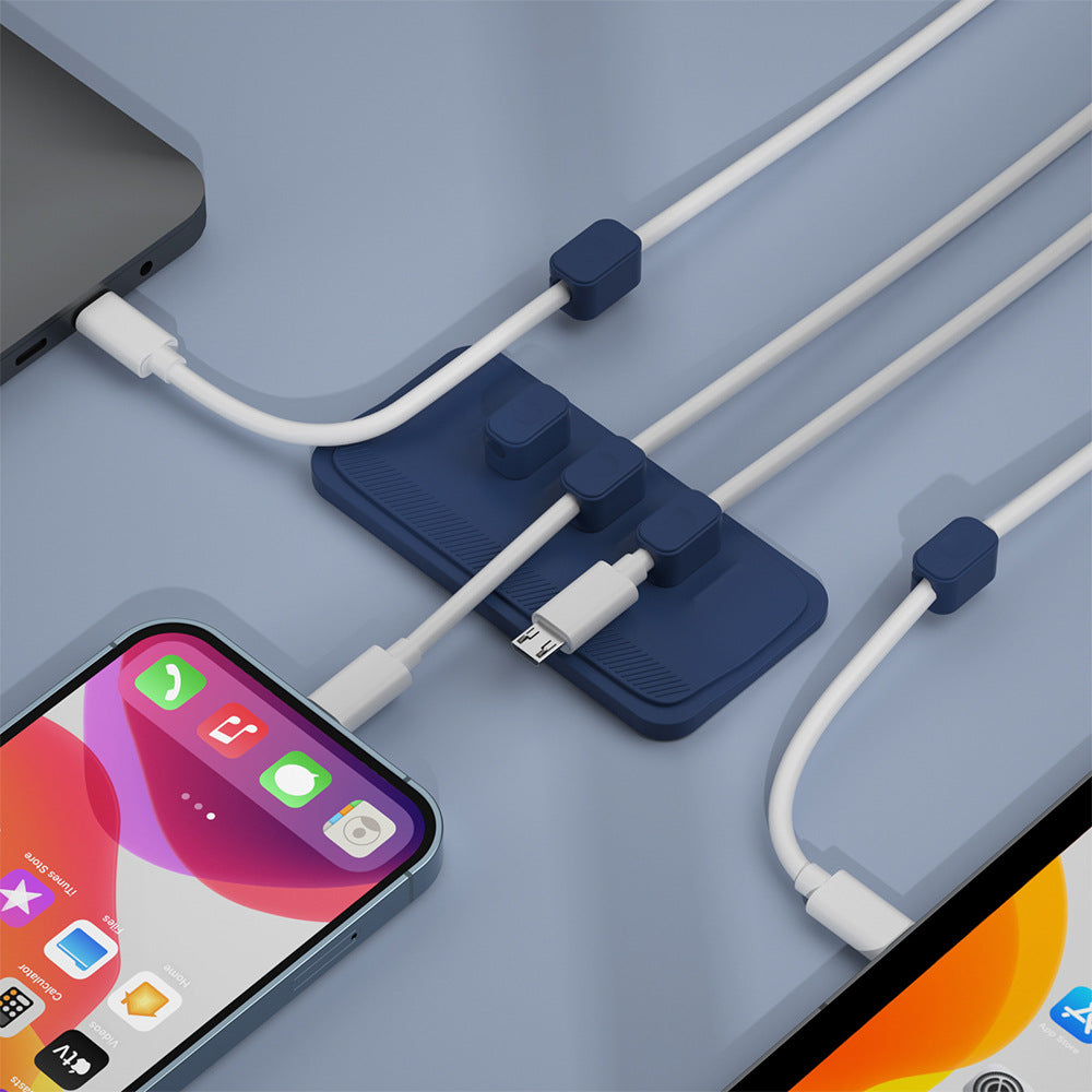 Charging Cable Holder (Magnetic Cable Manager)