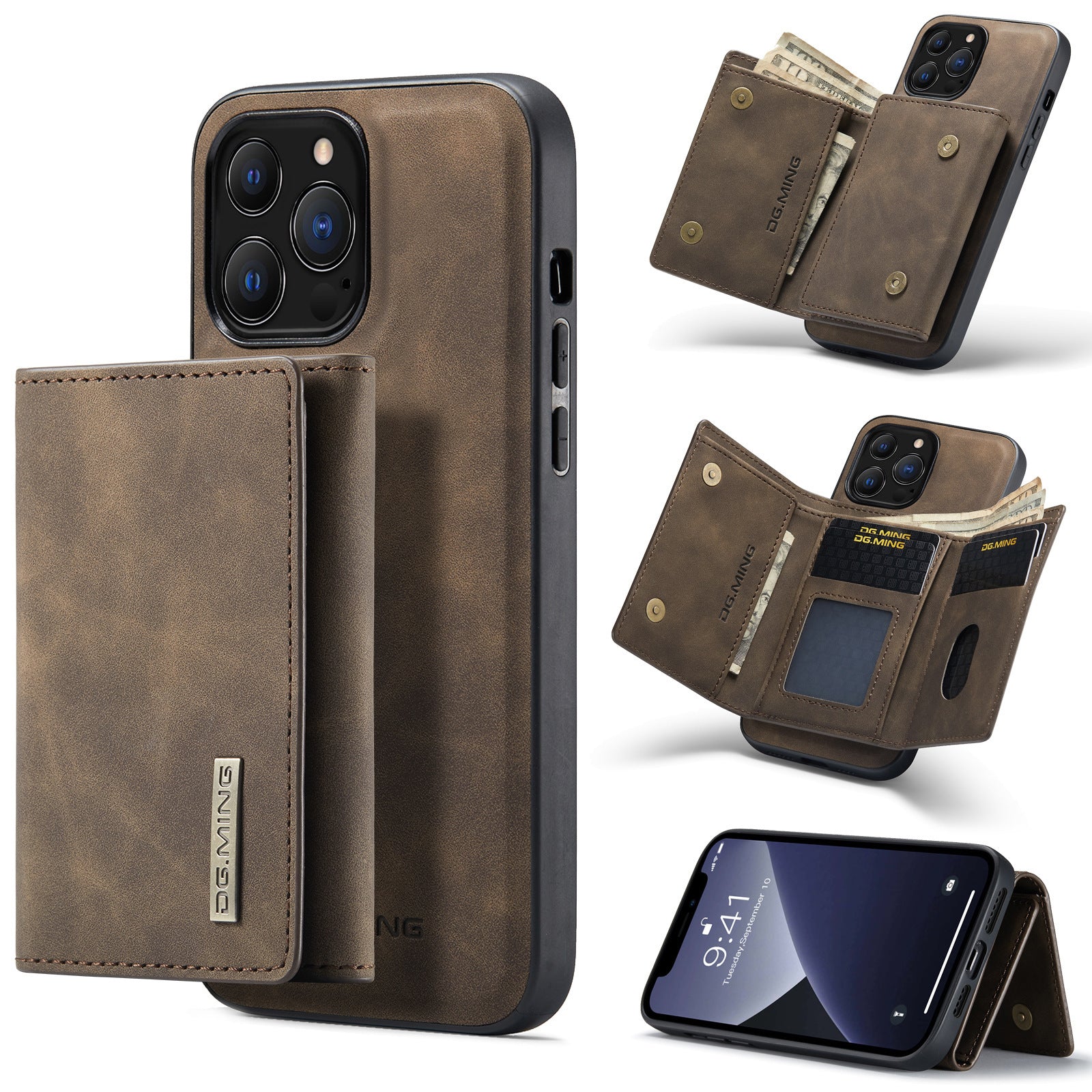 2-in-1 Wallet Protection Magnetic Phone Case