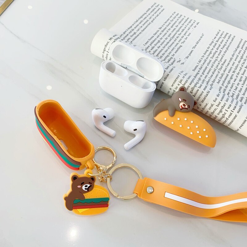 Compatible with Apple, Airpods1/2/3 Cartoon Headset Protective Case