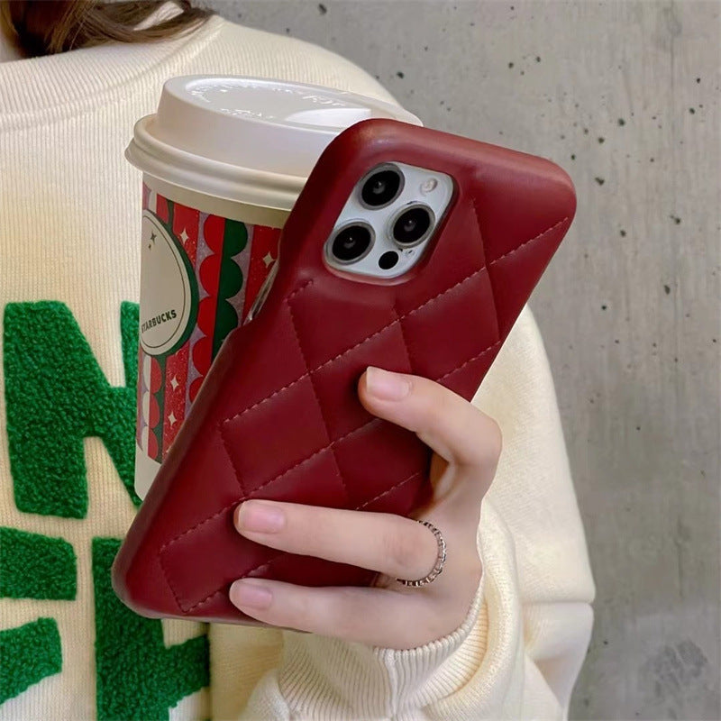 Leather Phone Case With Back Cover