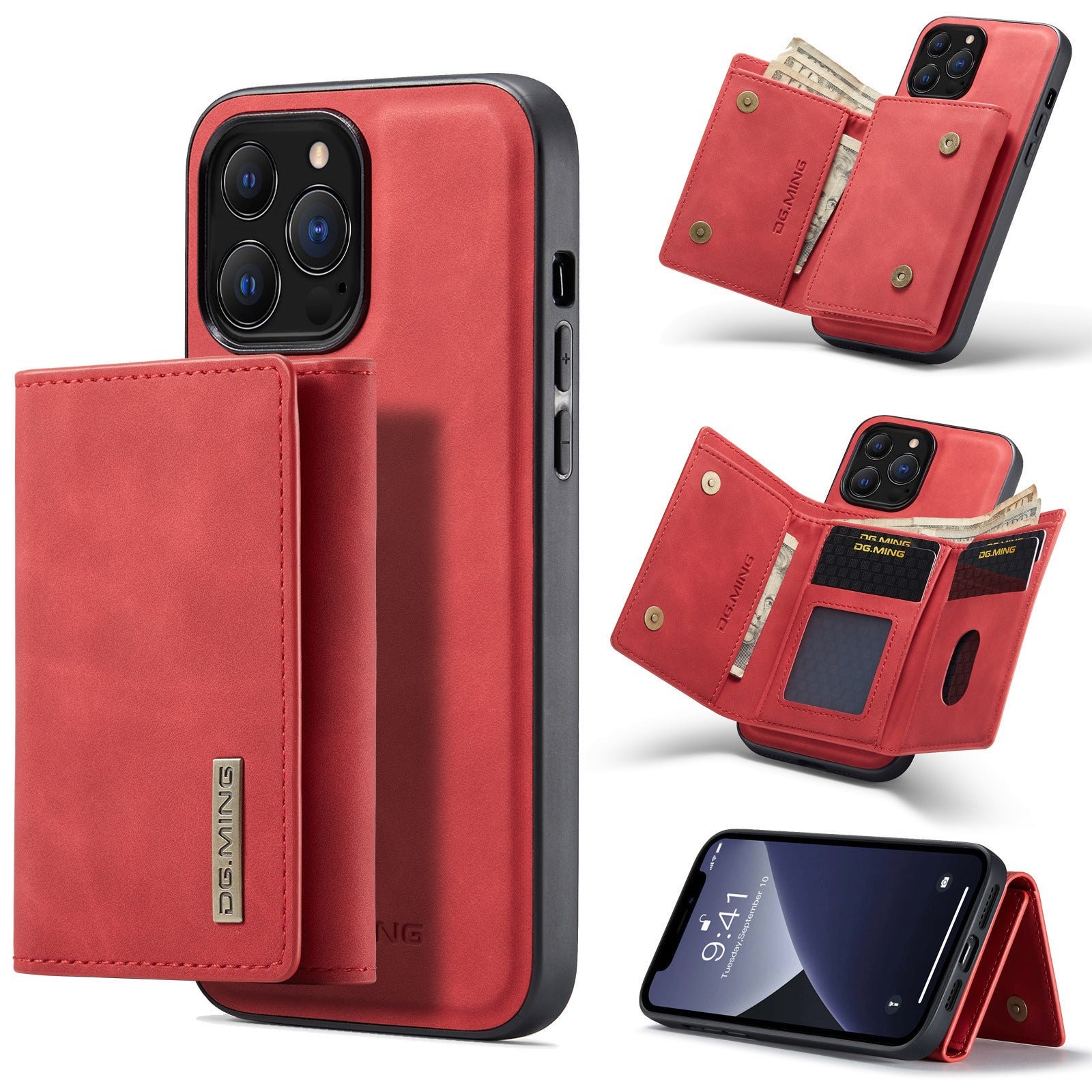 2-in-1 Wallet Protection Magnetic Phone Case