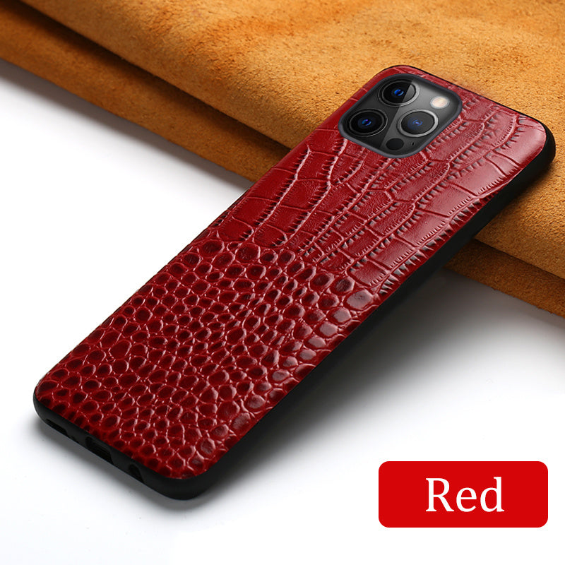 Compatible With Apple , Leather Business Leather Anti-fall Mobile Phone Protective Case