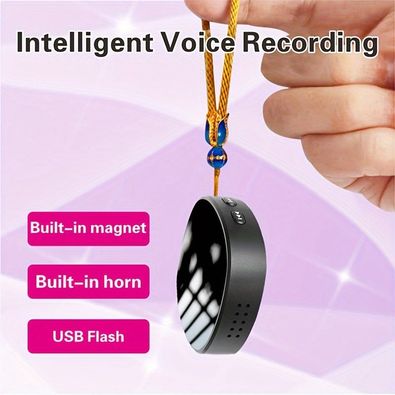 Mini Voice Recorder With Built-in Speaker And Built-in Magnet