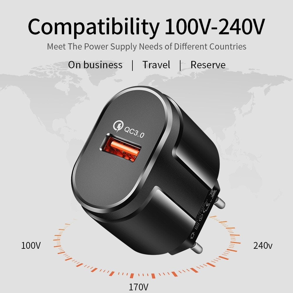 3A multifunctional fast charge charger
