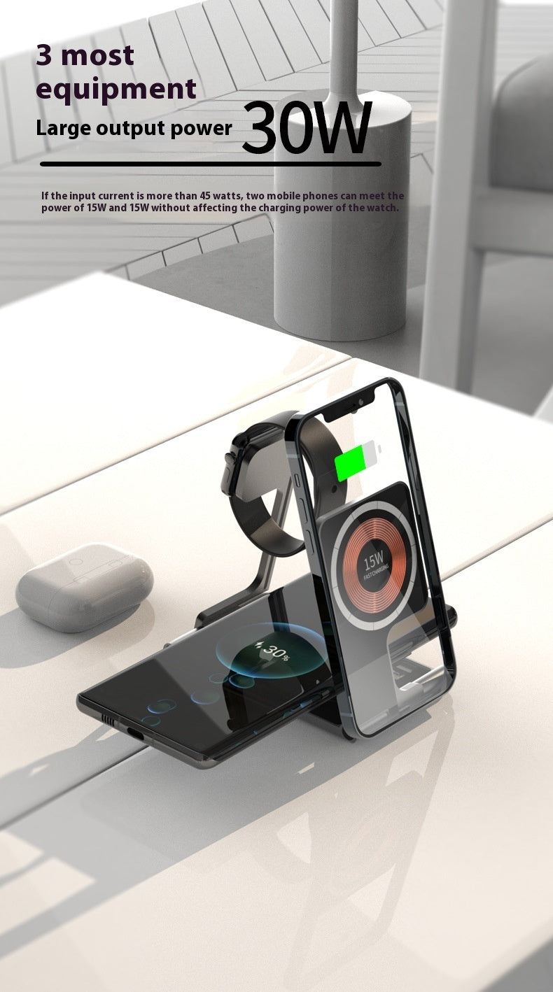 New Magnetic 4-in-1 Wireless Charger