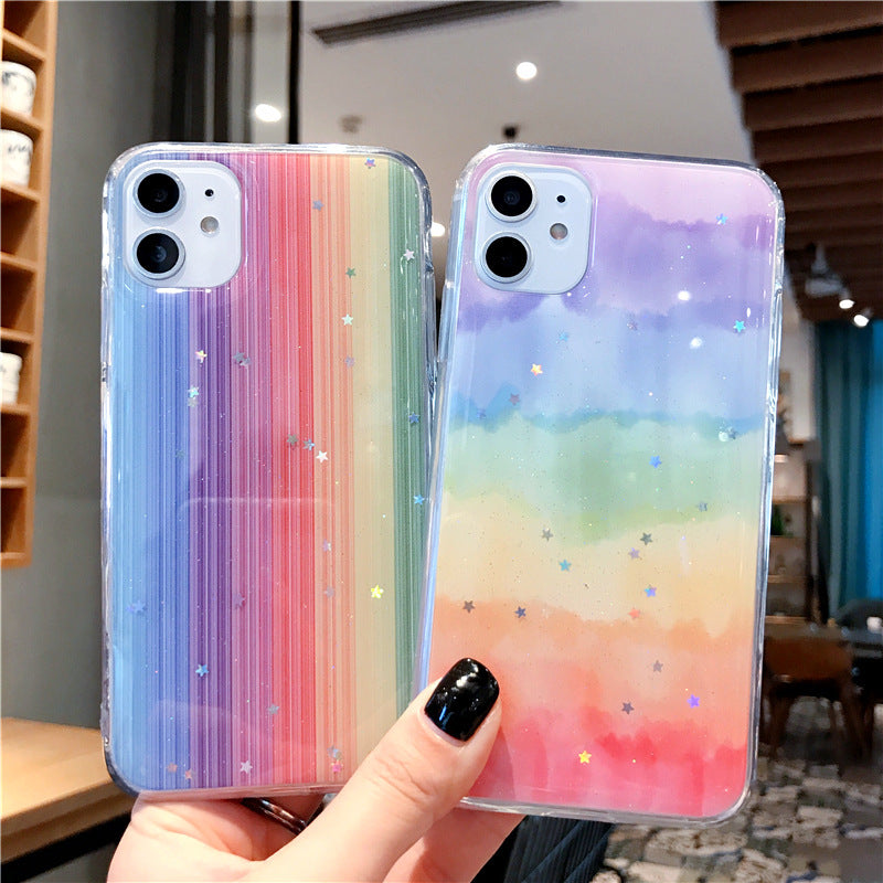 Epoxy Dream Rainbow 12ProMax Phone Case