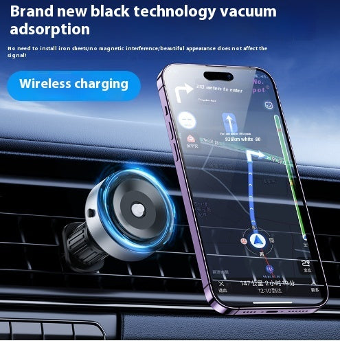 Intelligent Mobile Phone Holder Double-Sided Car Mount Magnetic Universal Vacuum Absorption Stable For Phone