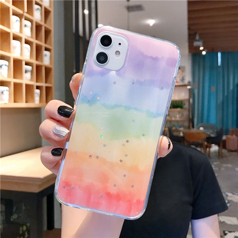 Epoxy Dream Rainbow 12ProMax Phone Case