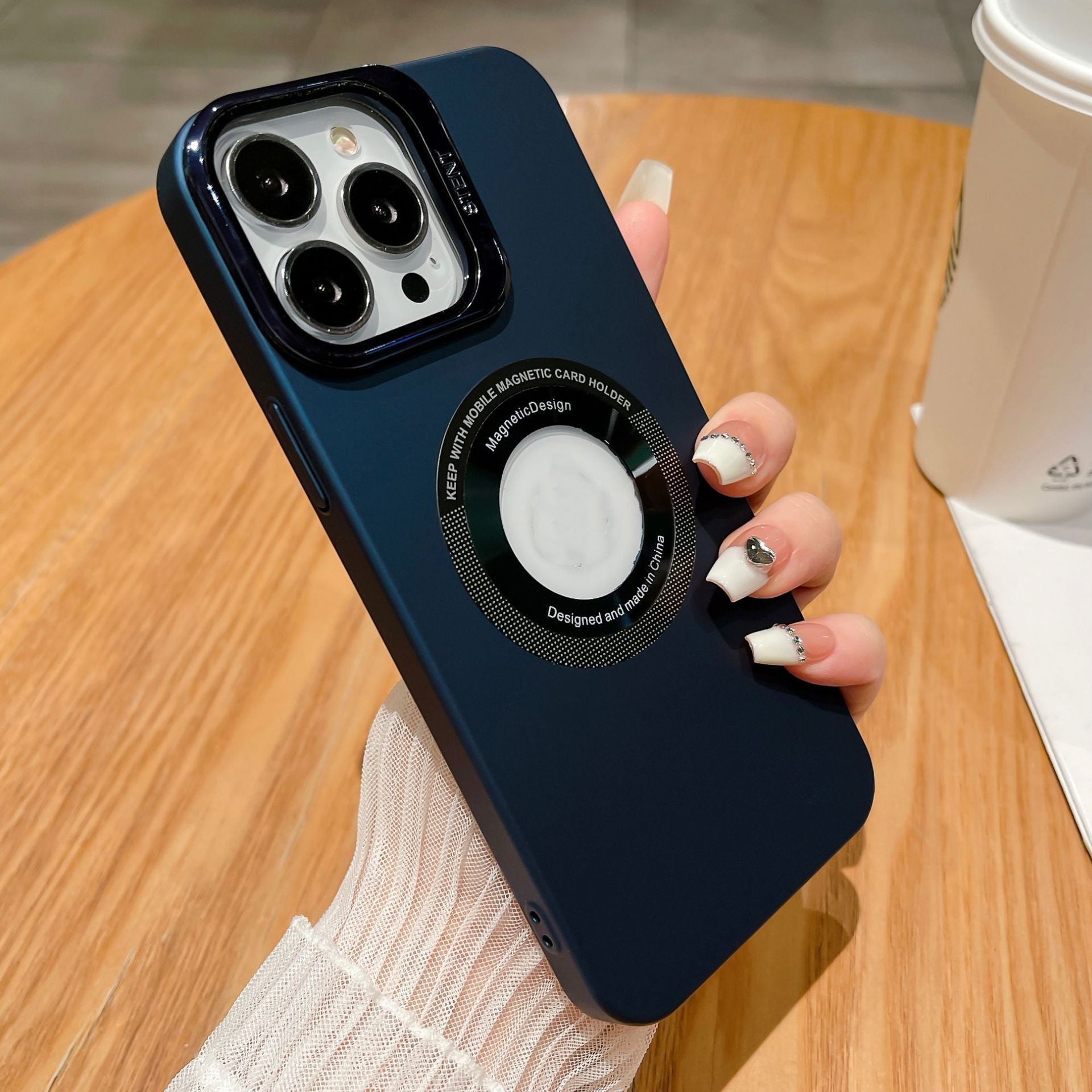 Fashion Frosted Magnetic Suction Phone Case Protector