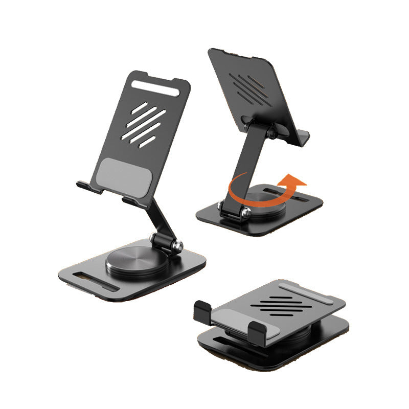 360 Degrees Rotate Metal Desk Mobile Phone Holder Stand For Phone Pad Adjustable Desktop Tablet Holder Table Cell