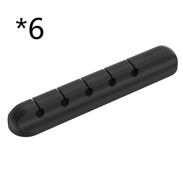 Cable organizer- Silicone storage cable management cable clamp