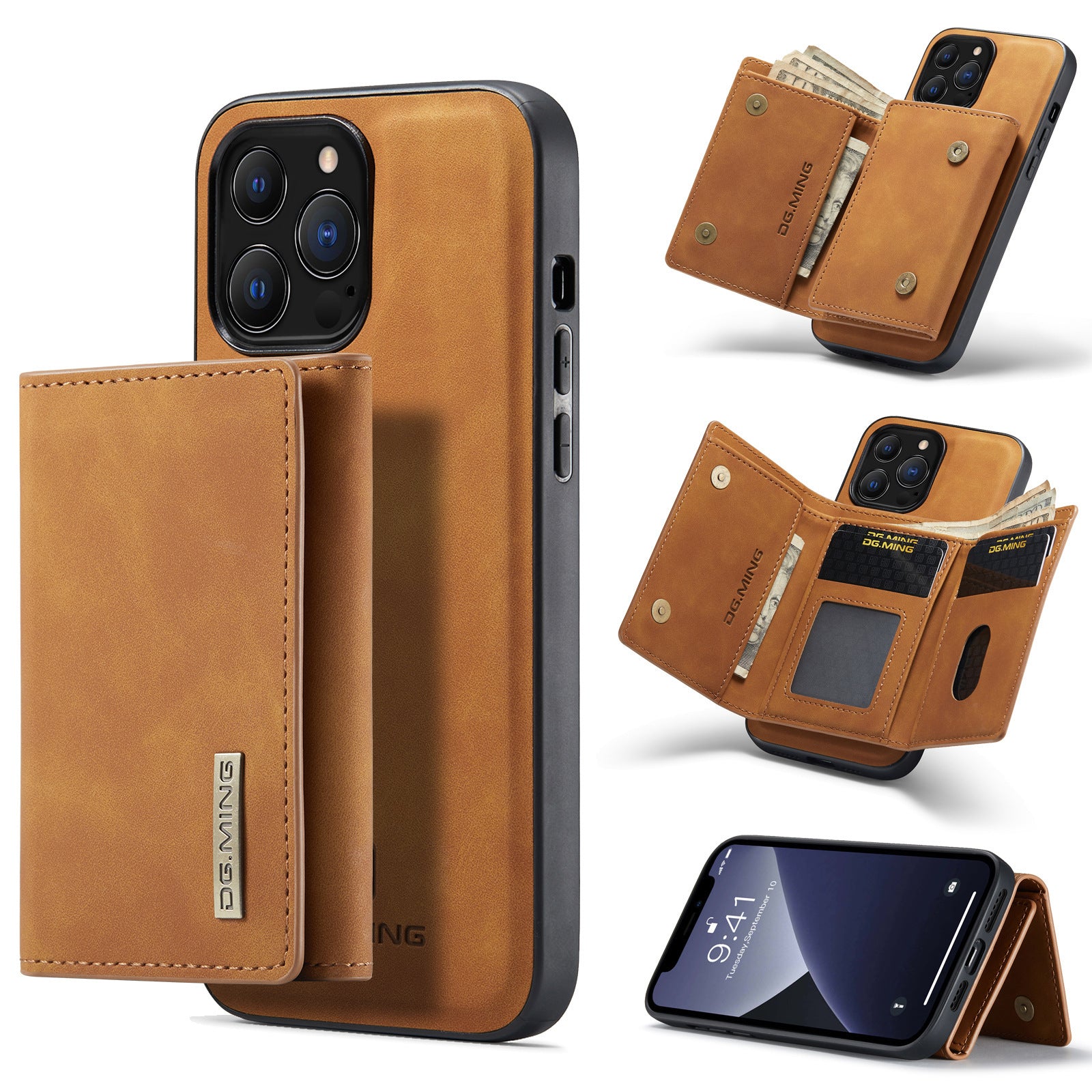 2-in-1 Wallet Protection Magnetic Phone Case