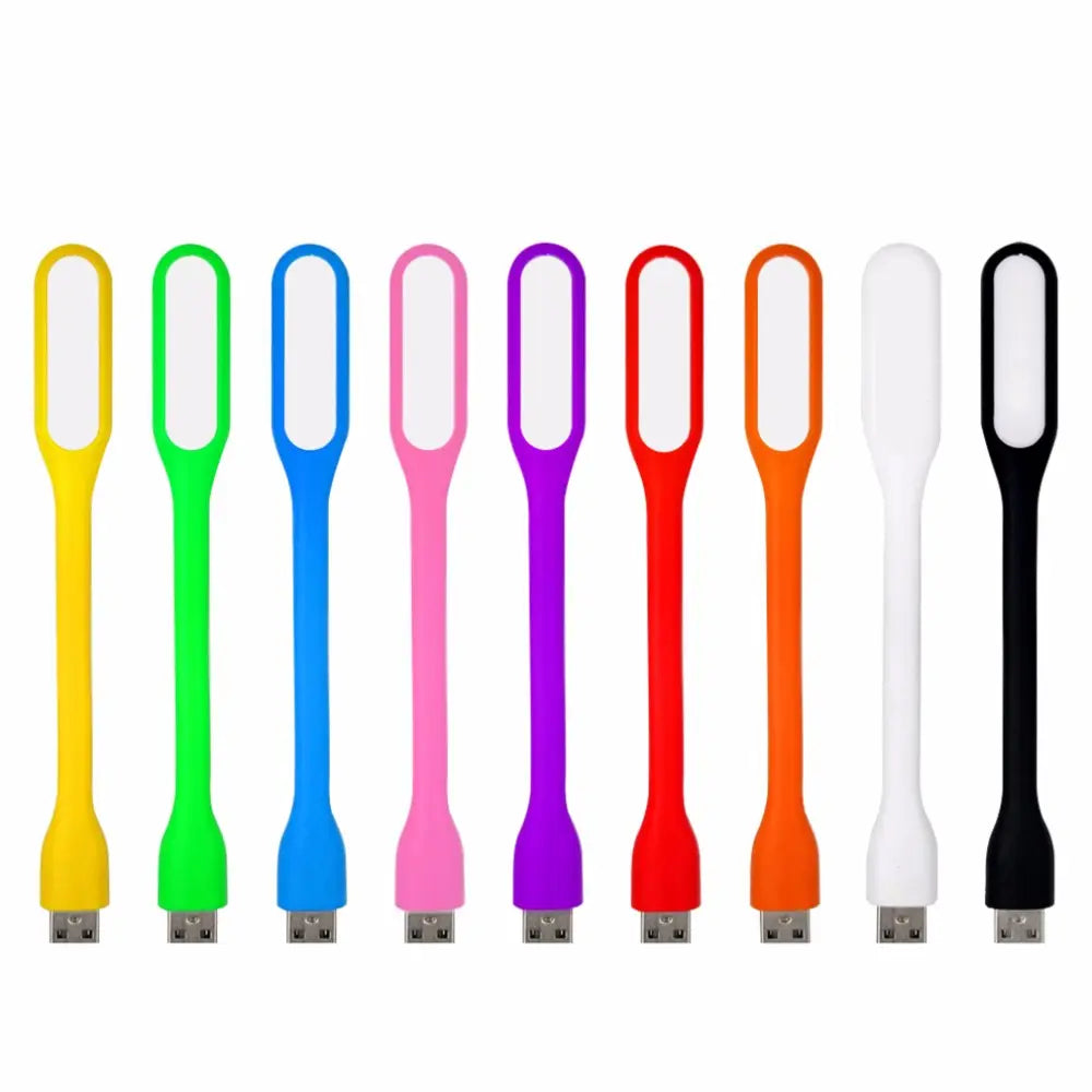 Flexible Mini Light, Portable USB LED Reading Night Lamp for PC, Laptop, Laptop, Power Bank, 2 Pack