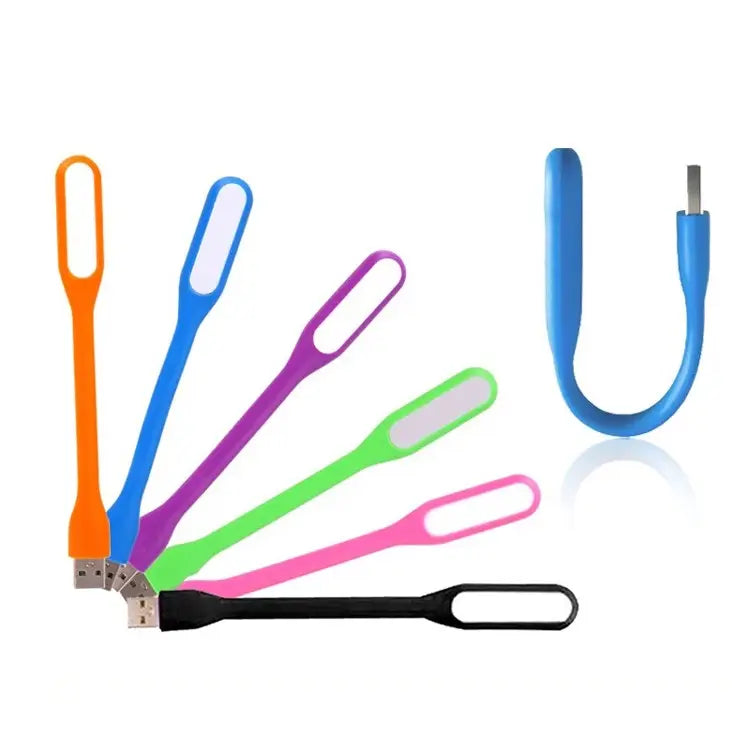 Flexible Mini Light, Portable USB LED Reading Night Lamp for PC, Laptop, Laptop, Power Bank, 2 Pack